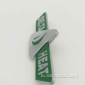 Zinc Alloy Bright Chrome Metal Brand Label